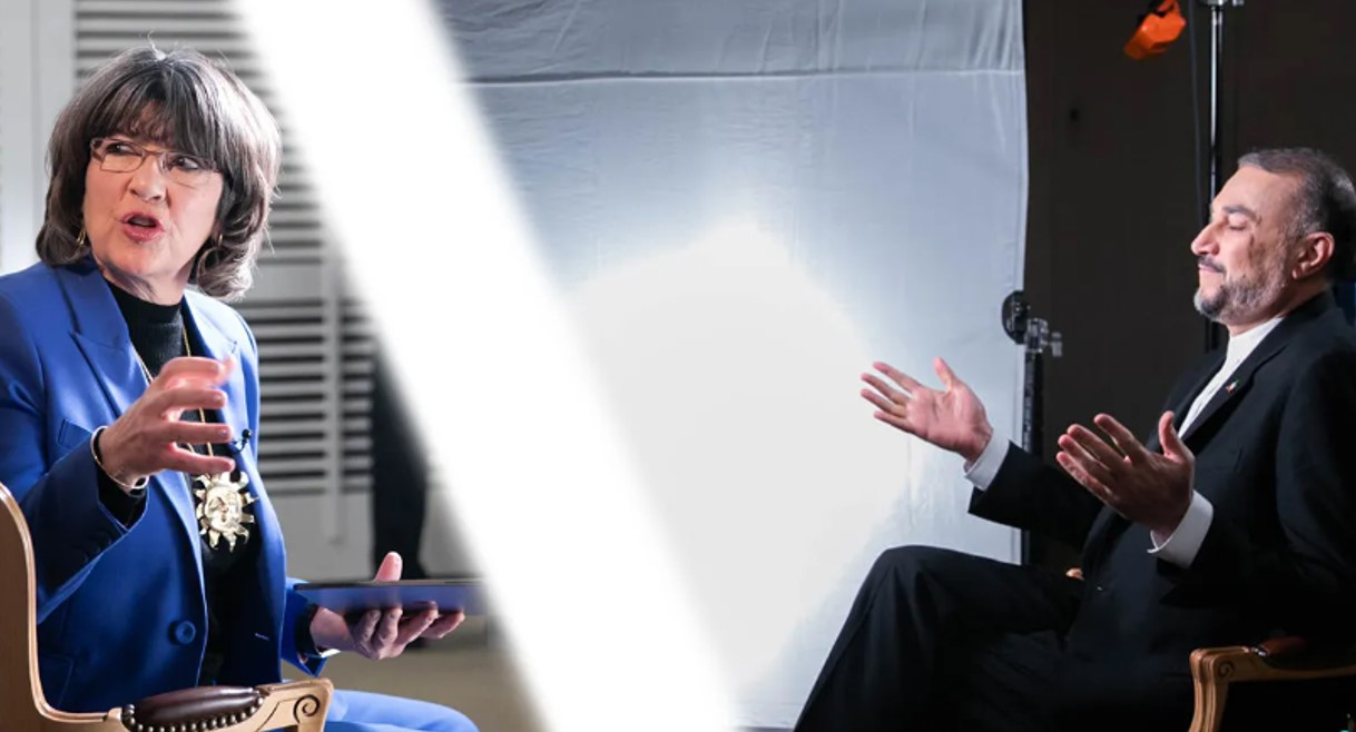 ايران - مصاحبه پرسوز وزیرخارجه خامنه‌ای با سی ان ان