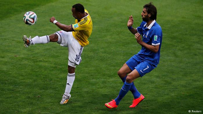 ملی‌پوشان کلمبیا کشتی یونان را غرق کردند