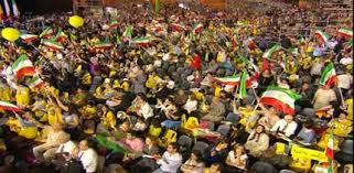 روح قدرتمند و پر اقتدار اشرف: شركت در يك گردهم‌آيي اپوزيسيون در تبعيد ايران