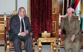 ديدار مسعود بارزاني و اياد علاوي پيرامون آخرين تحولات عراق