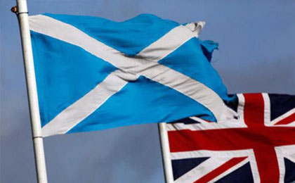 پيشتازي استقلال طلبان در اسكاتلند