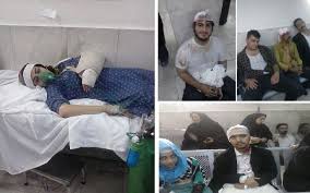 در پي حملات نظاميان به دراويش محصور در خيابان بهشت، ده‌ها درويش مجروح که به مراکز درماني اعزام شدند