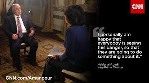 مصاجبه آمانپور با حيدر عبادي نخست‌وزير عراق