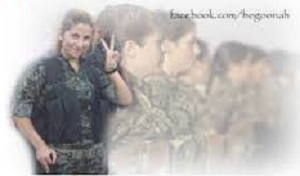 شهرت "رهانا" زن مبارز كرد در دنياي اينترنت