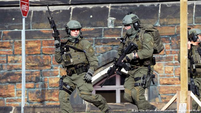 تیراندازی افراد مهاجم در پارلمان کانادا