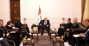 ژنرال لويد آستين، با حضور سفير آمريكا در عراق،با حيدر العبادي، ديدار كرد.