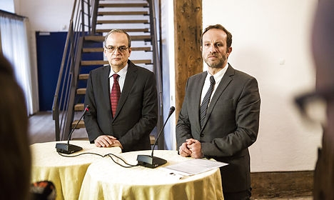 ديدار رئيس ائتلاف ملي سوريه با وزير خارجه دانمارك