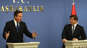 مصاحبه مطبوعاتي مشترك كامرون و داوود اوغلو