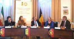 شركت خانم مريم رجوي، در جلسه سناي بلژيك