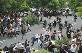 سركوب تظاهرات اعتراضي مردم اهواز