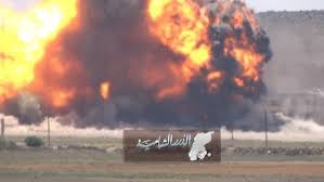 انفجار يك تونل  در زير پايگاه مزدوران اسد