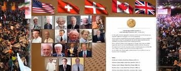 همبستگي۱۹برنده جايزه نوبل با گردهمايي بزرگ مقاومت در پاريس - 23خرداد 94