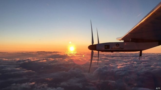 هواپیمای خورشیدی ایمپالس از نقطه بی‌بازگشت گذشت