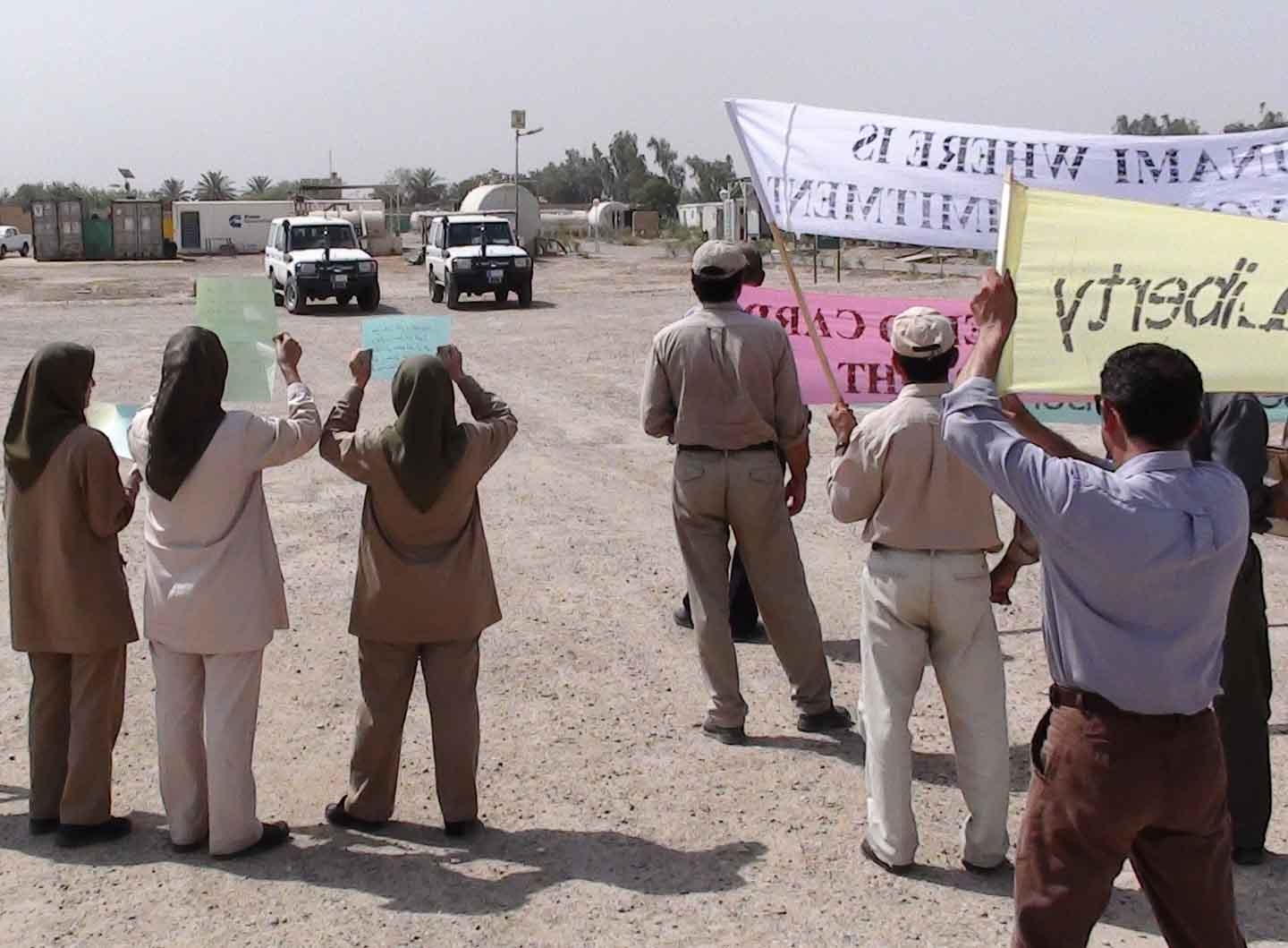 اقدامات ضدبشري عليه ساكنان رزمگاه ليبرتي