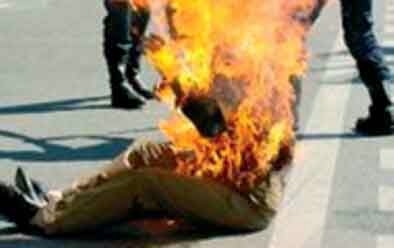 يک زوج کرمانشاهي بر اثر فقر، خود را به آتش کشيدند