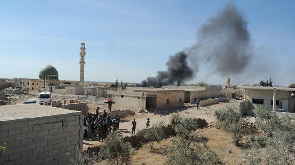 حمله شدید نیروهای دولتی سوریه با پشتیبانی ایران و روسیه به جنوب حلب