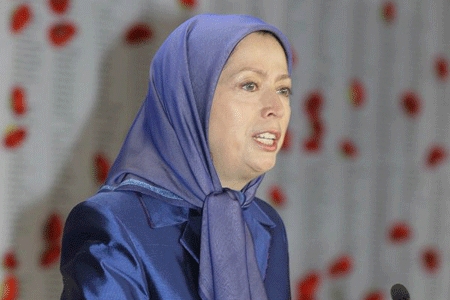 مریم رجوی ـ گرامیداشت شهیدان حمله موشکی به لیبرتی  فرانسه - اور سور اواز