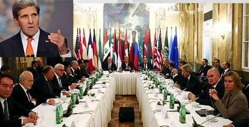 جان کری: اسد همکاری نزدیک با داعش دارد و دلیل اصلی بحران کنونی اسد است